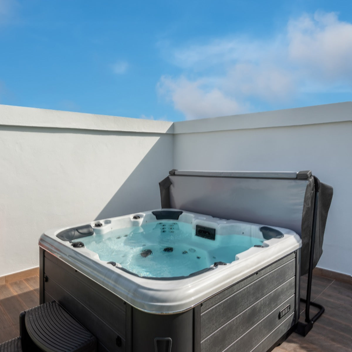2m Hot Tub Spa Cover - Grey