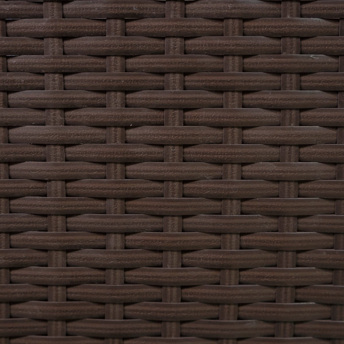 Rattan Corner Set & Cushion Storage Box - Brown