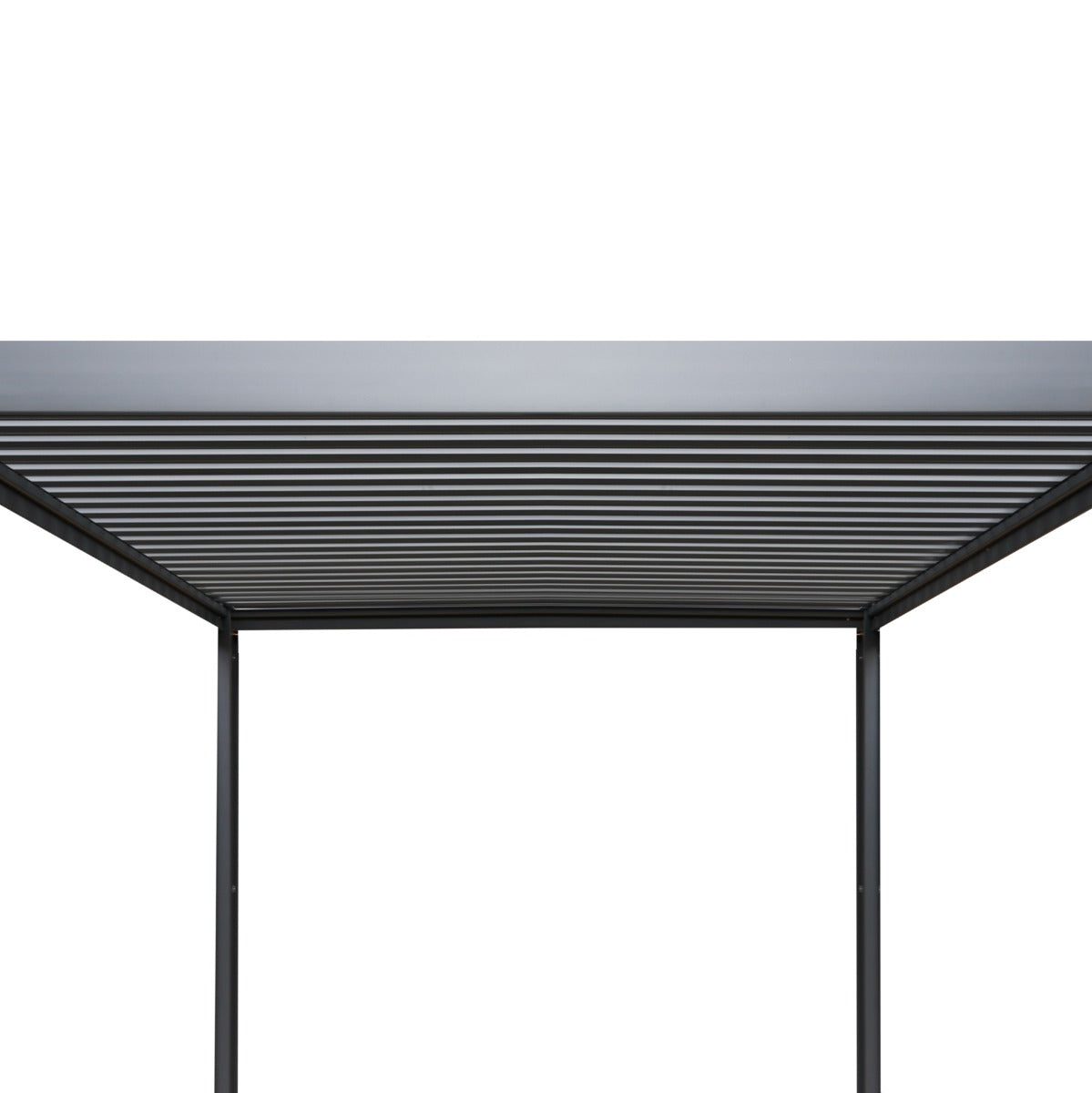 Anthracite Aluminium Pergola - 3m x 4m