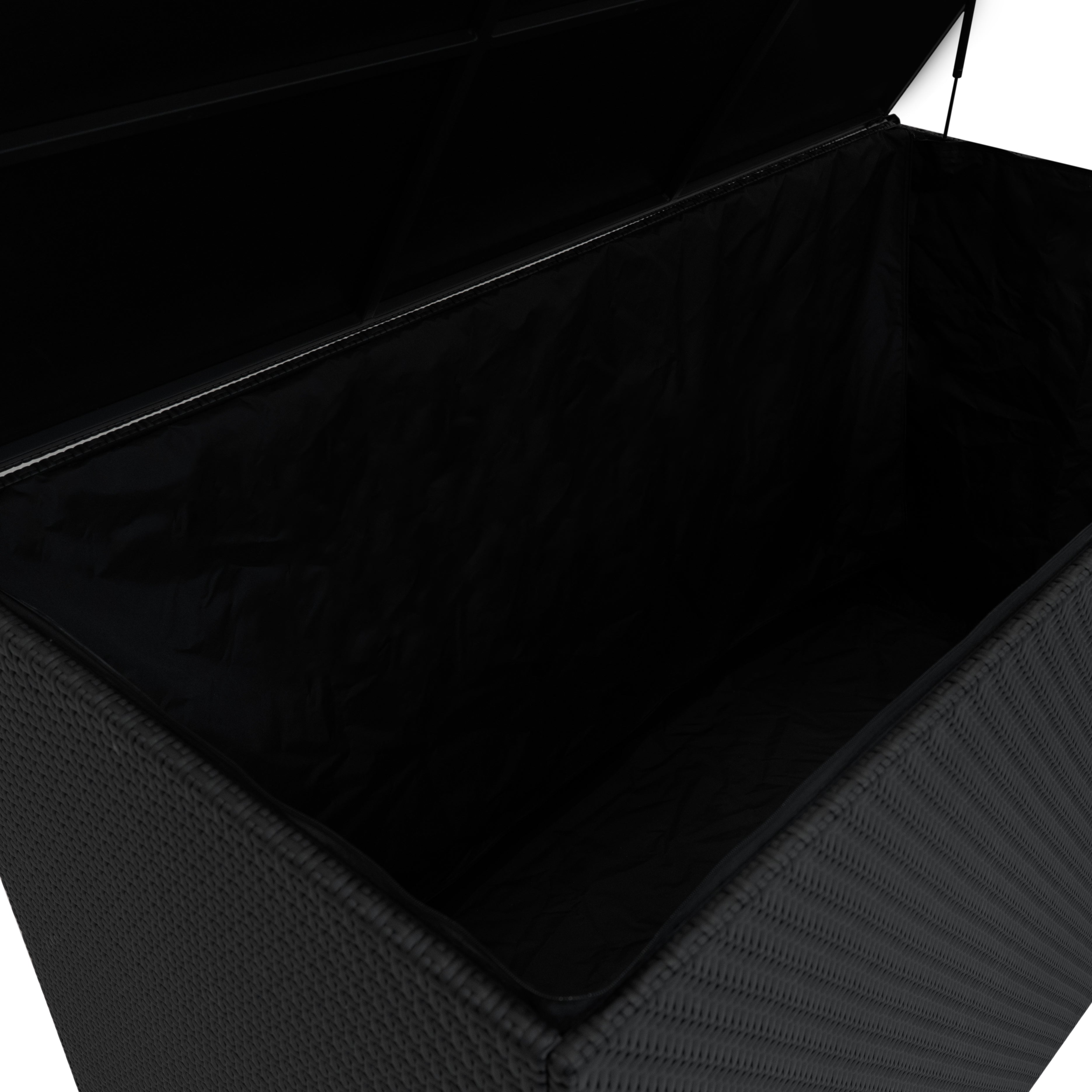 Rattan Cushion Storage Box 996L - Black