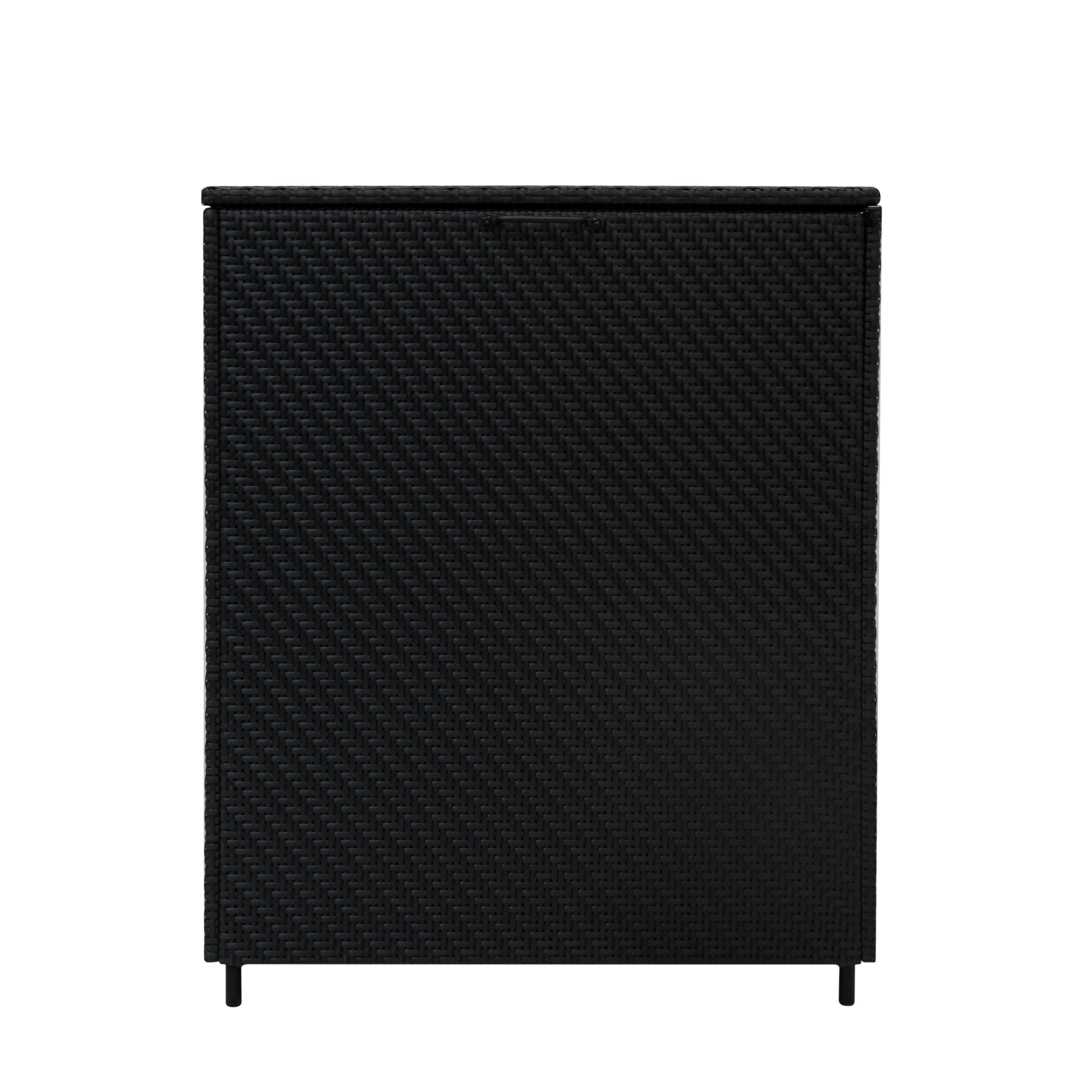Rattan Cushion Storage Box 996L - Black