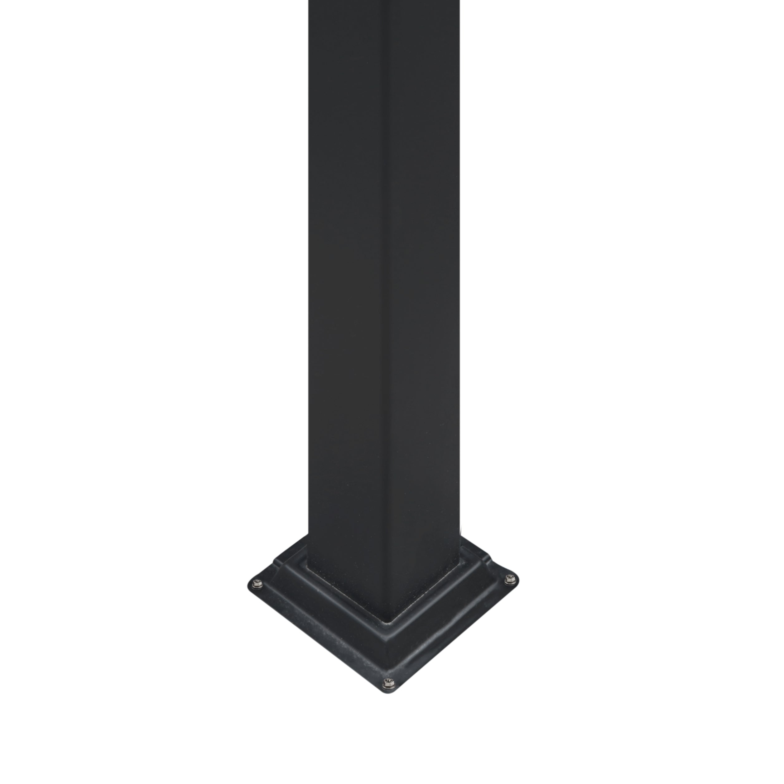 Anthracite Aluminium Pergola With 2 x Shutter Panels - 3m x 3m