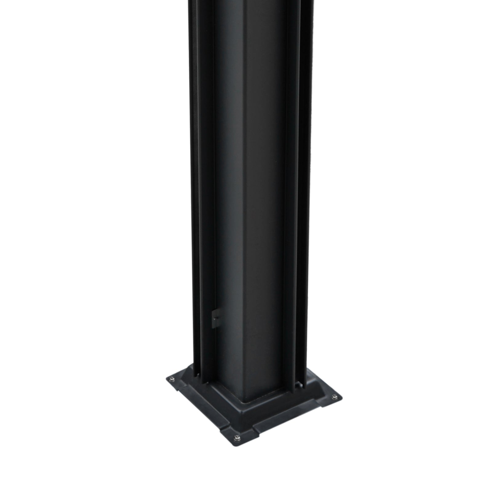 Anthracite Aluminium Pergola With LED Lights - 3m x 4m