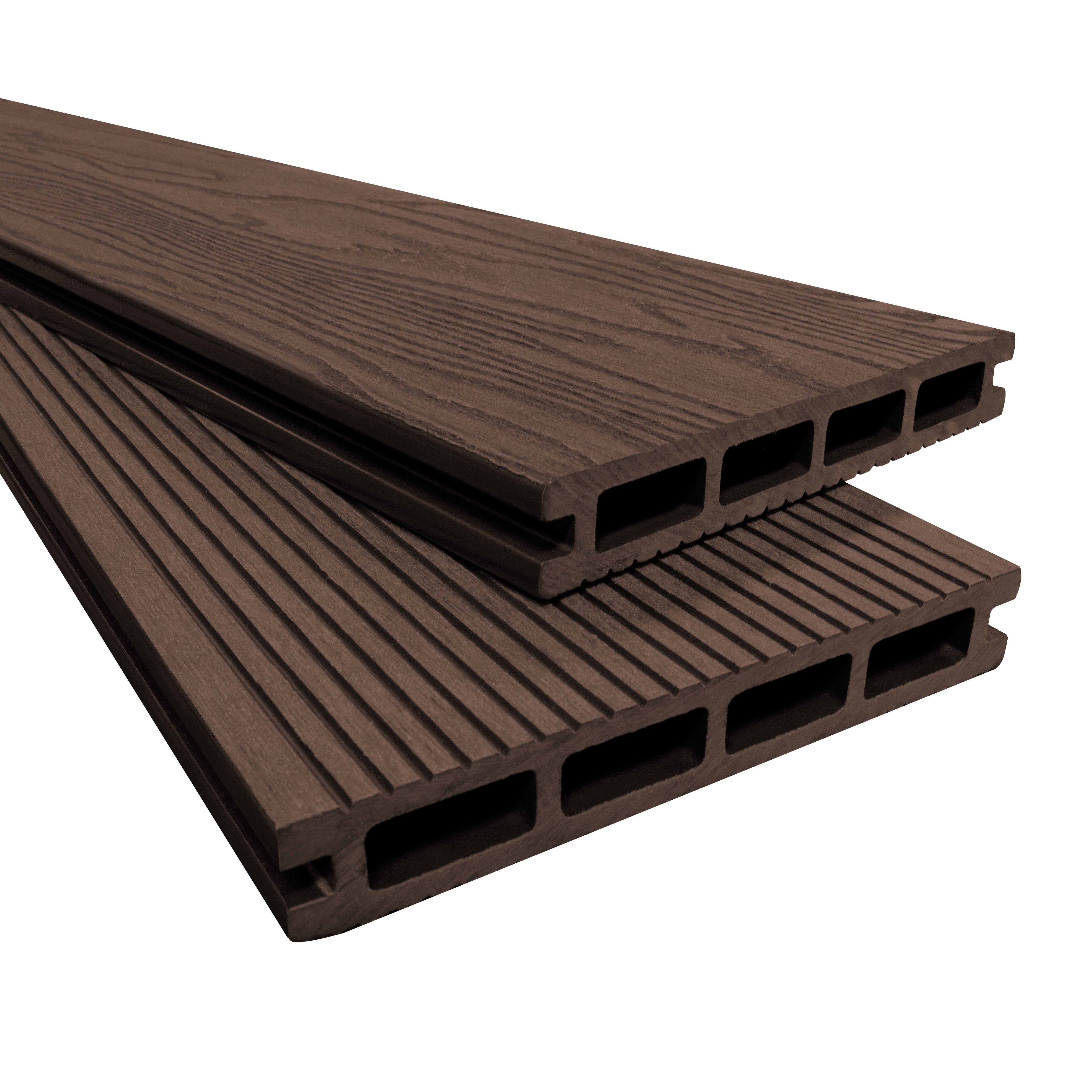 Composite Decking Boards x 5 – Brown