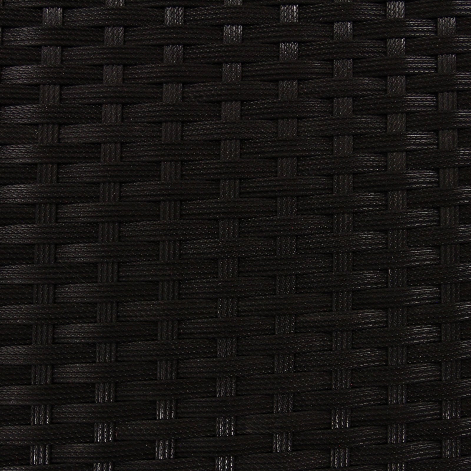 Jardí Rattan Bistro Set Black