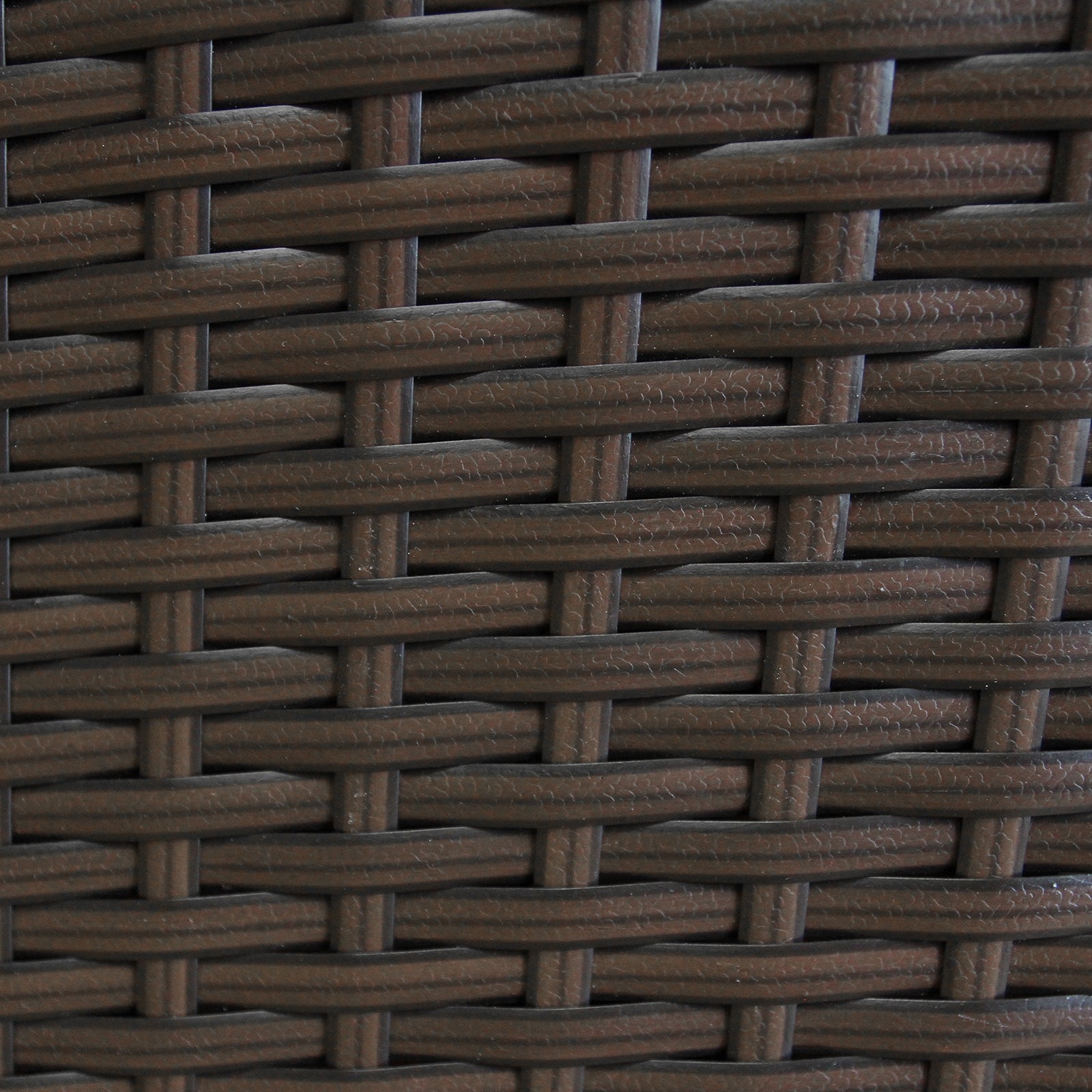 Jardí Rattan Bistro Set Brown